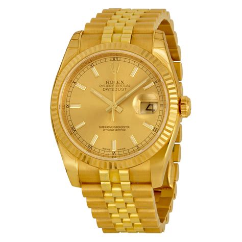 rolex datejust all gold|Rolex Datejust yellow gold price.